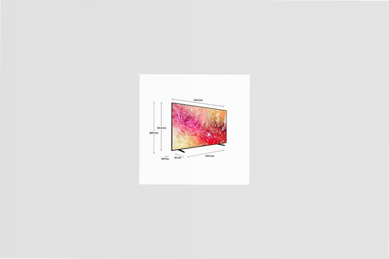 Crystal UHD 43" DU7170 TV Nero 4K