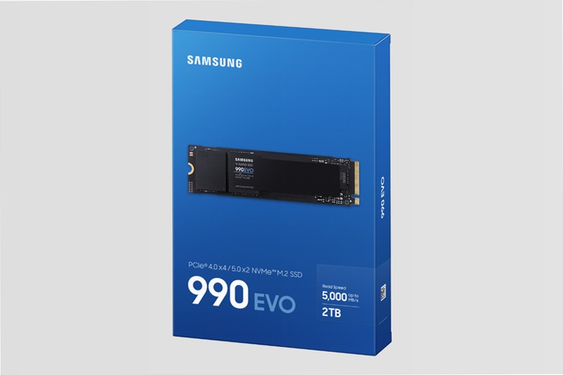 SSD 990 EVO 2TB - Prestazioni eccellenti PCIe 4.0 5000MB/s 5000MB/s