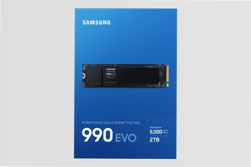 SSD 990 EVO 2TB - Prestazioni eccellenti PCIe 4.0 5000MB/s 5000MB/s