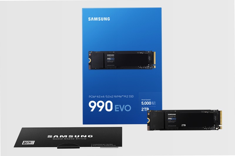 SSD 990 EVO 2TB - Prestazioni eccellenti PCIe 4.0 5000MB/s 5000MB/s