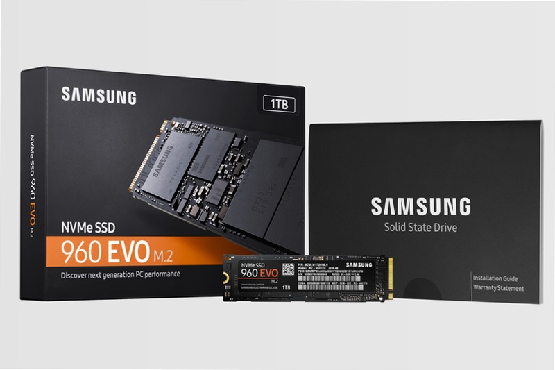 Samsung SSD 960 EVO M.2 NVMe 1TB PCIe 3.0 3200MB/s 3200MB/s