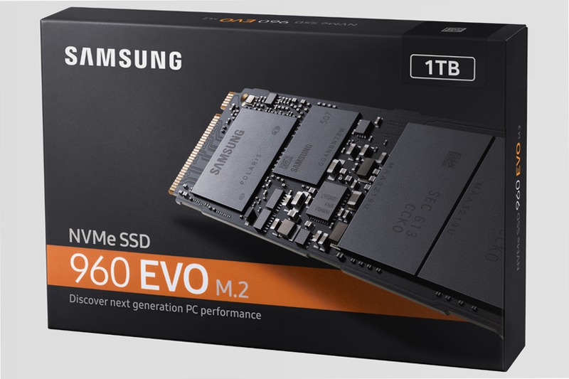 Samsung SSD 960 EVO M.2 NVMe 1TB PCIe 3.0 3200MB/s 3200MB/s