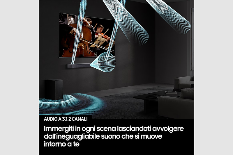 Q-series HW-Q600F: Sounding Board per un'Esperienza Audio Immersiva