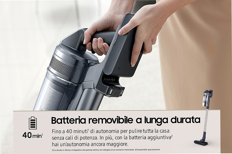 Aspirapolvere senza filo Samsung Jet™ 60 pet 150W VS15A6032R5/ET