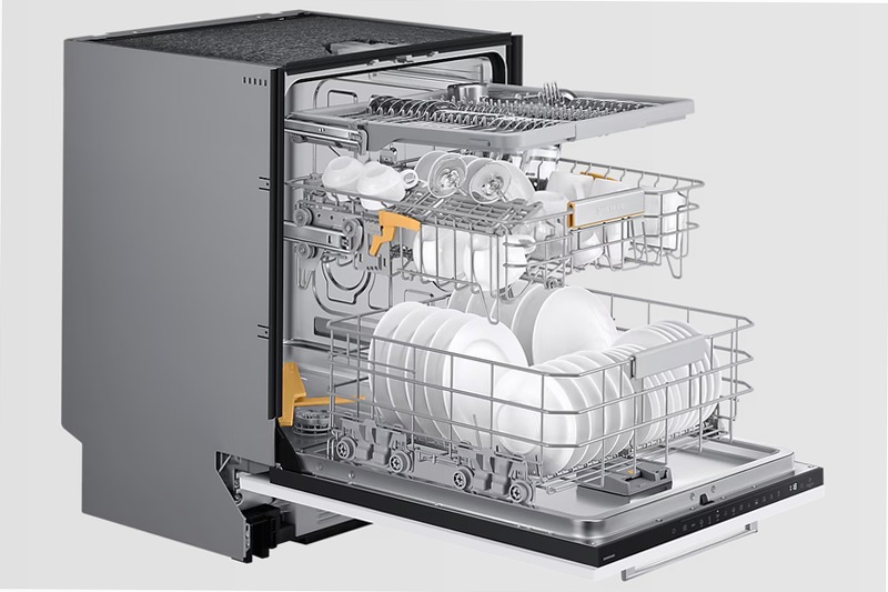 Lavastoviglie da Incasso Samsung Serie 6 JetClean DW60DG770B00 B 14 Bianco