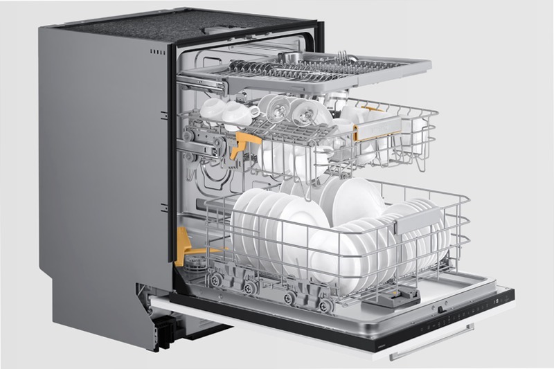Lavastoviglie da Incasso Samsung Serie 6 JetClean DW60DG770B00 B 14 Bianco