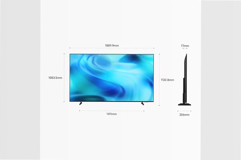 85" Crystal UHD U8000H 4K Smart TV Nero