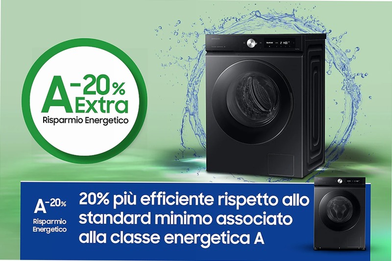 Lavatrice Samsung Bespoke AI™ Ecodosatore 9Kg Nero