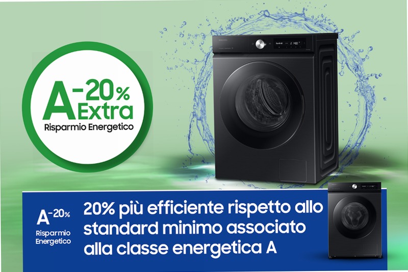 Lavatrice Samsung Bespoke AI™ Ecodosatore 9Kg Nero