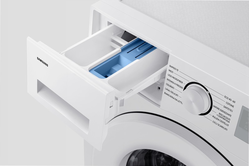 Lavatrice Samsung Crystal Clean WW80CGC04DTHET 8kg Bianco