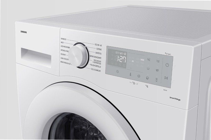 Lavatrice Samsung Crystal Clean WW80CGC04DTHET 8kg Bianco