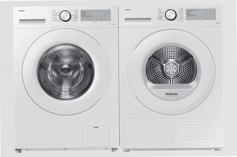 Lavatrice Samsung Crystal Clean WW80CGC04DTHET 8kg Bianco