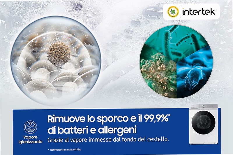 Lavatrice Samsung Bespoke AI™ Quickdrive 9kg WW90DB8U95GHU3 Bianco