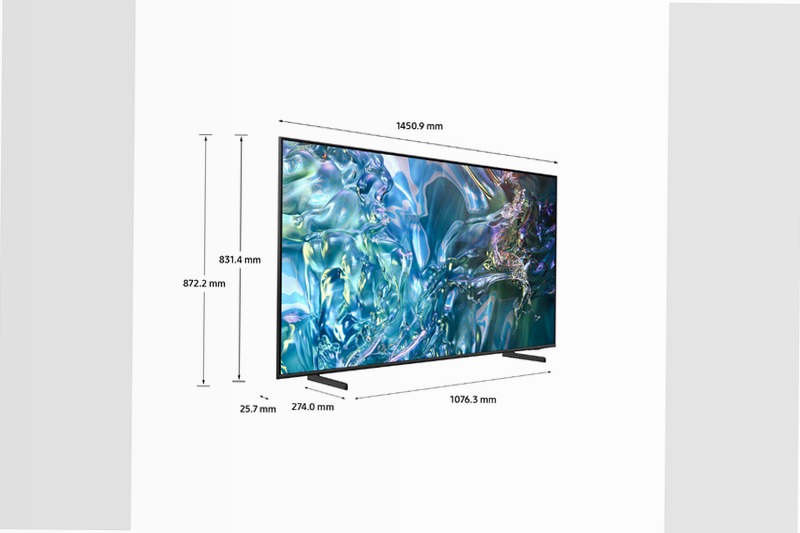 QLED 4K 65" Q60D - Sperimenta Immagini Brillanti e Realistiche Grigio