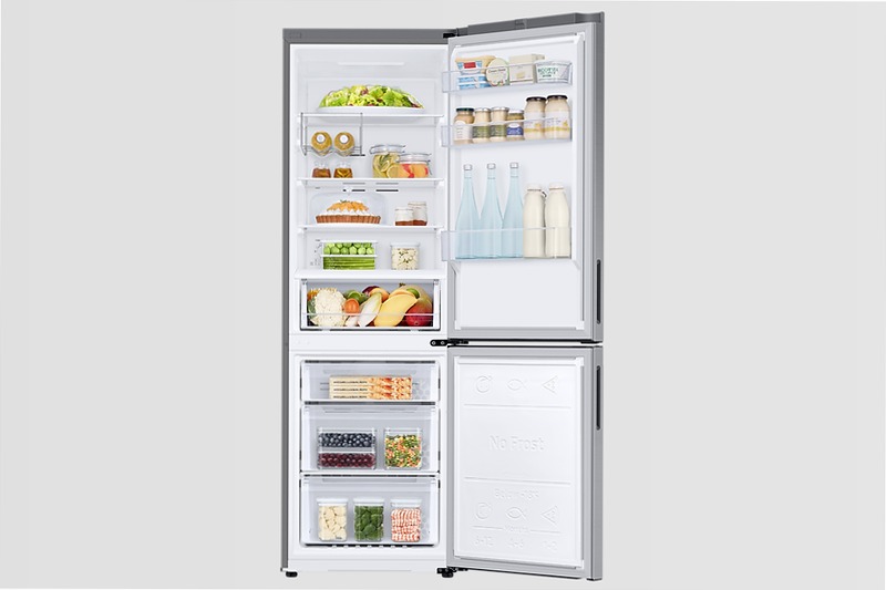 Frigorifero Combinato Samsung EcoFlex 1.85m 344L RB33B612ESA Argento E
