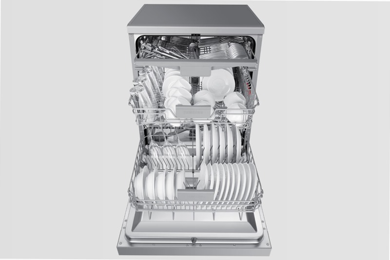Lavastoviglie a libera installazione Samsung Serie 5 DW60CG550FSR D 14 Acciaio