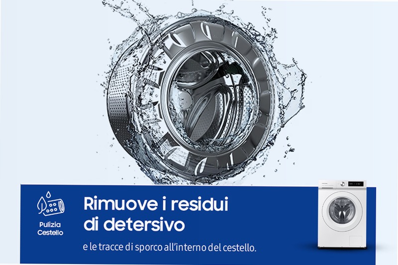 Lavatrice AI Control 11Kg WW11BB504DTW Bianco