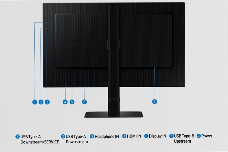 Monitor HRM ViewFinity S6 - S60D da 24" Nero IPS