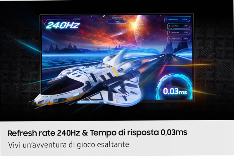 Monitor Gaming Odyssey OLED G8 - UHD Flat 27" Argento