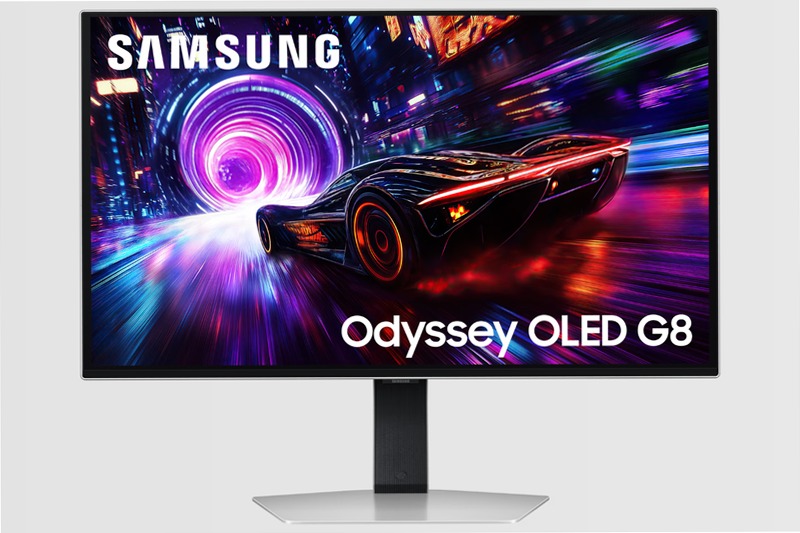 Monitor Gaming Odyssey OLED G8 - UHD Flat 27" Argento