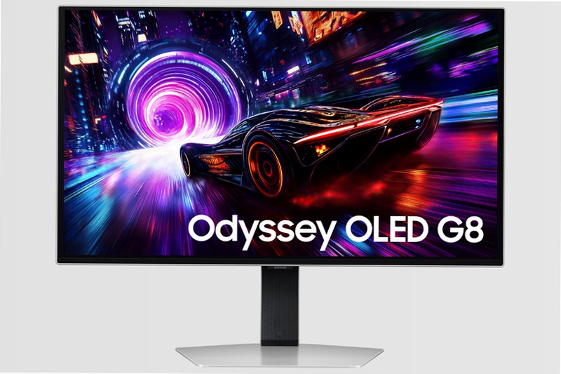 Monitor Gaming Odyssey OLED G8 - UHD Flat 27" Argento