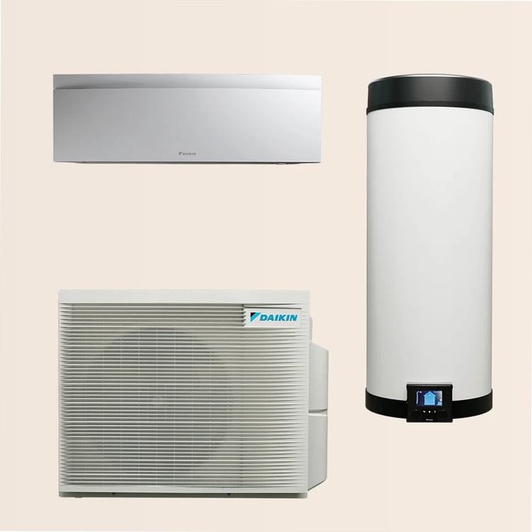 Daikin Multi+ - Climatizzatore con Acqua Calda Sanitaria A Riscaldamento + raffrescamento