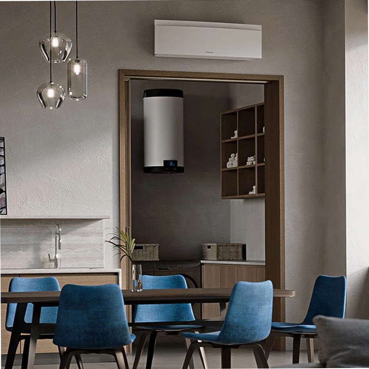 Daikin Multi+ - Climatizzatore con Acqua Calda Sanitaria A Riscaldamento + raffrescamento