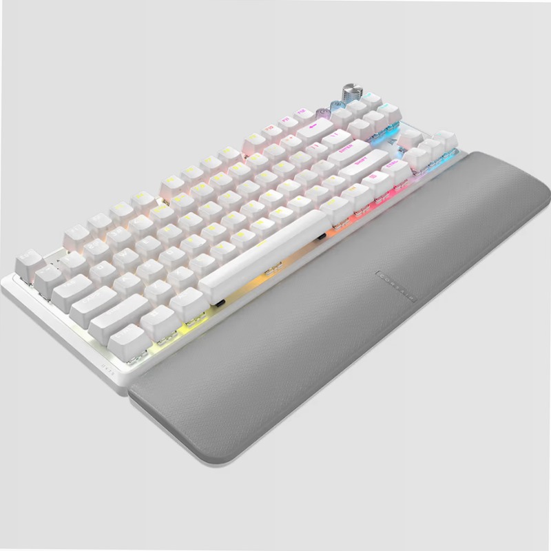 Tastiera gaming programmabile ad alte prestazioni K70 PRO TKL a effetto Hall con Rapid Trigger - Bianco