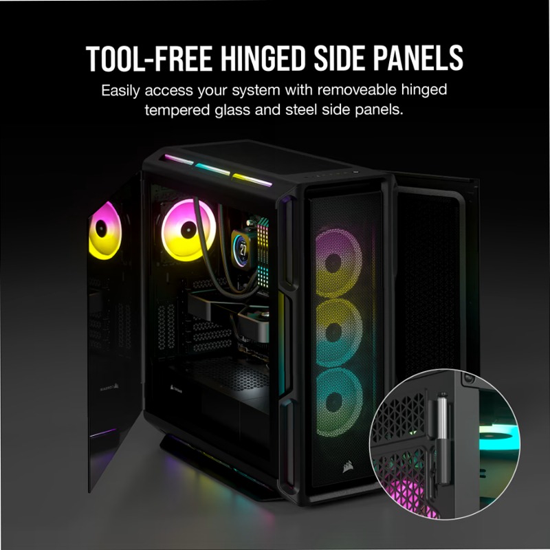 Case PC ATX mid-tower iCUE 5000T RGB nero