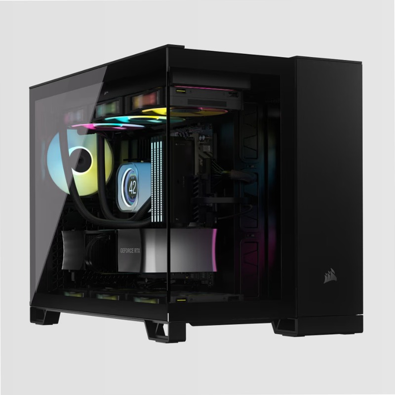 Case PC Micro-ATX iCUE LINK 2500X RGB - Nero