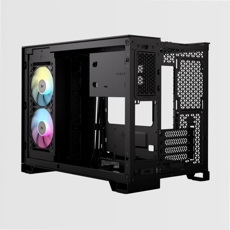 Case PC Micro-ATX iCUE LINK 2500X RGB - Nero