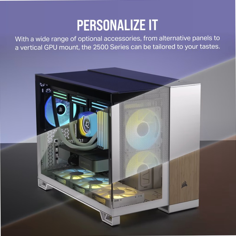Case PC Micro-ATX iCUE LINK 2500X RGB - Nero