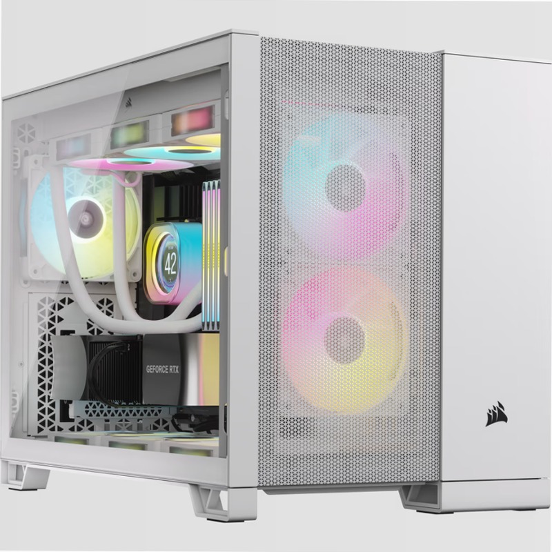 Case PC Mid-Tower a Doppia Camera 2500D AIRFLOW - Bianco
