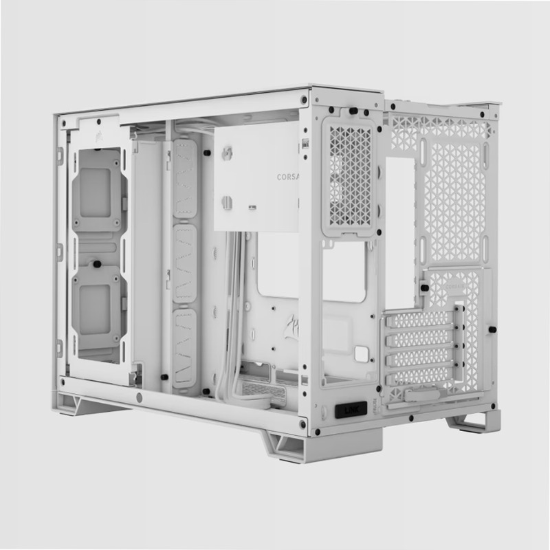 Case PC Mid-Tower a Doppia Camera 2500D AIRFLOW - Bianco