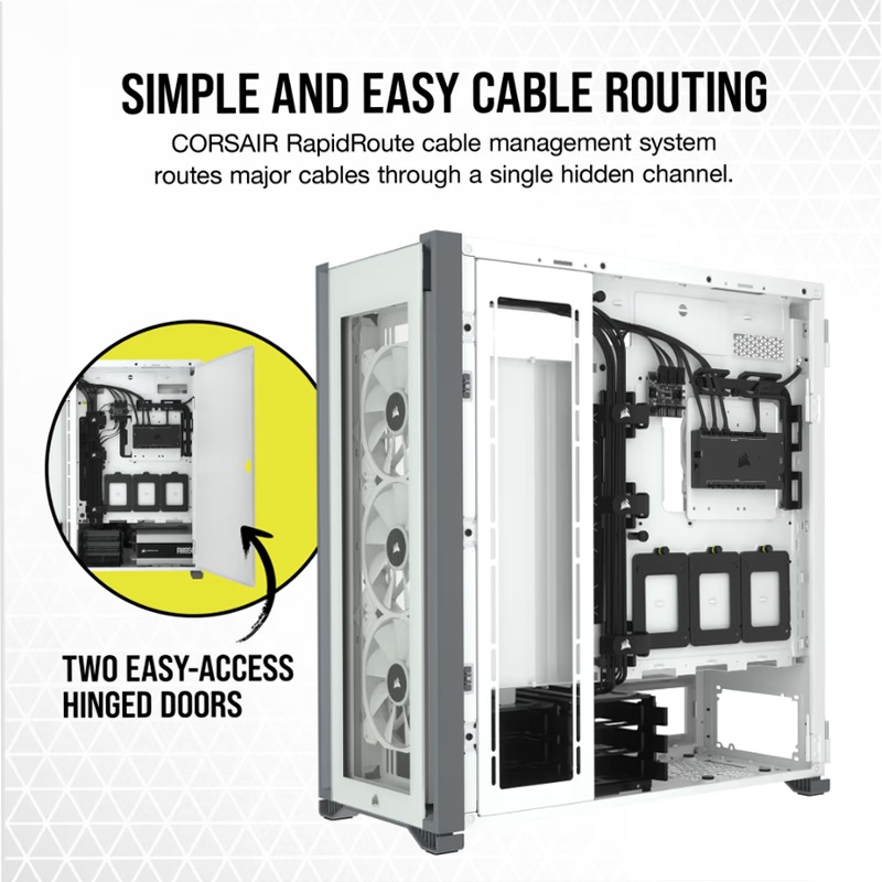 Case PC ATX Full-Tower iCUE 7000X RGB - Bianco