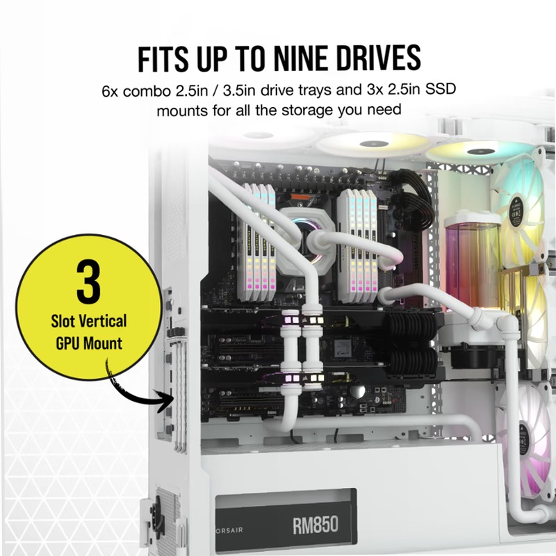 Case PC ATX Full-Tower iCUE 7000X RGB - Bianco