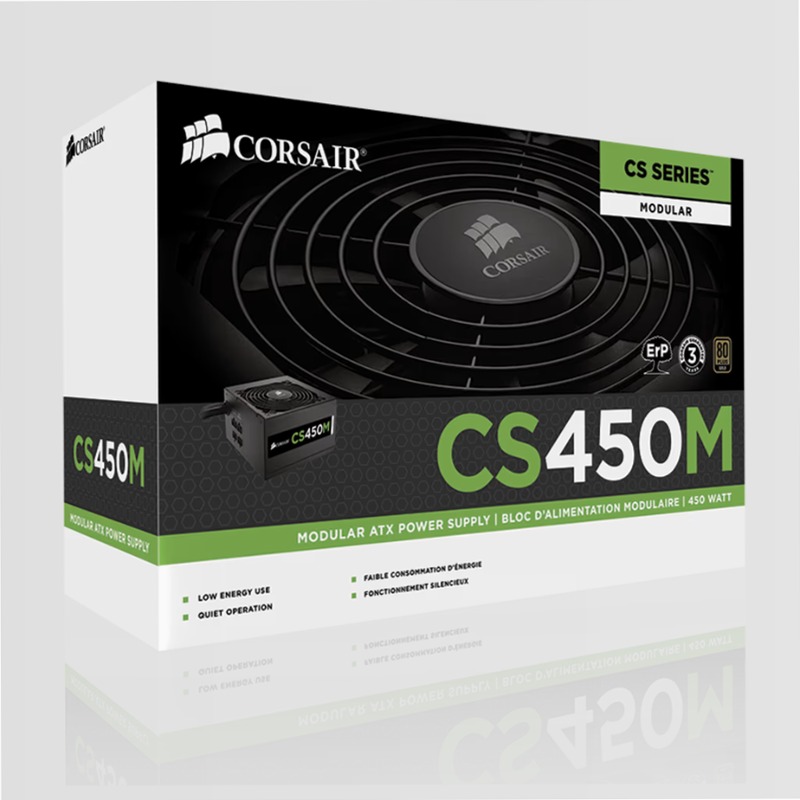 CS450M - Unità di alimentazione modulare certificata 80 PLUS® Gold Semi modulare
