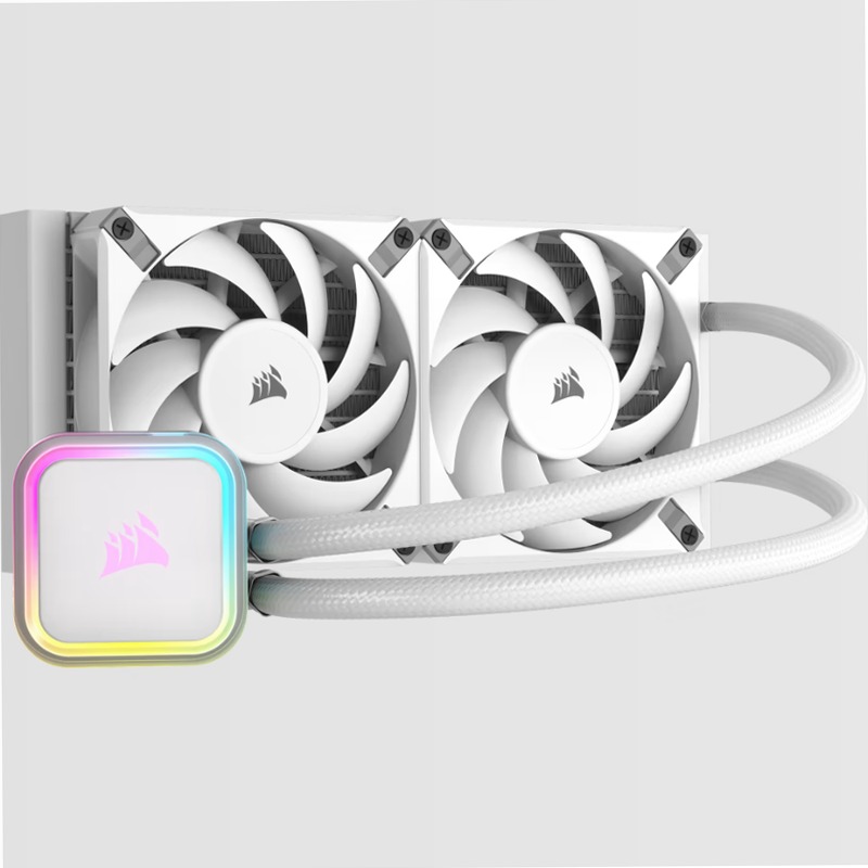 Dissipatore a liquido iCUE H100i RGB ELITE - Bianco