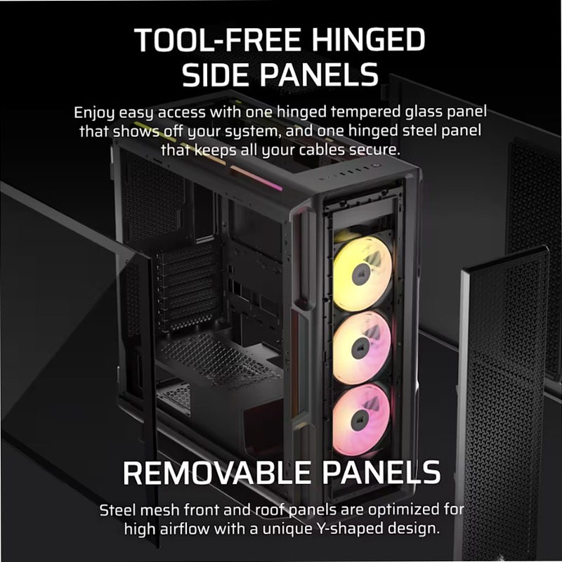 Case PC Mid-Tower iCUE LINK 5000T LX RGB 3