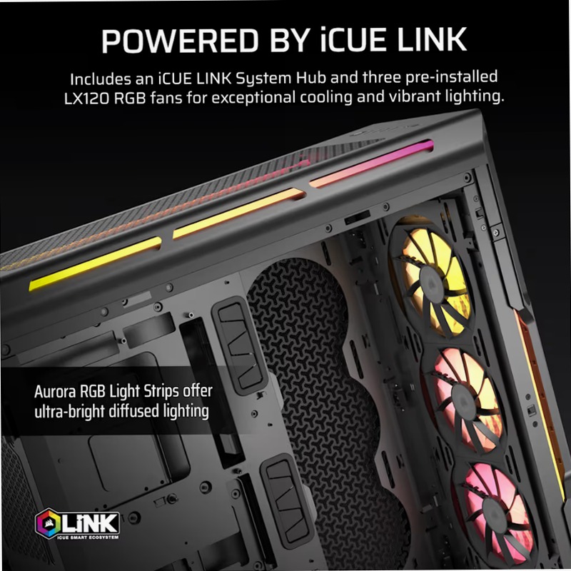 Case PC Mid-Tower iCUE LINK 5000T LX RGB 3