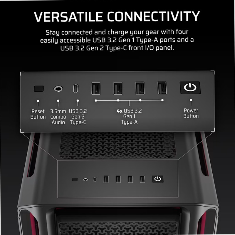 Case PC Mid-Tower iCUE LINK 5000T LX RGB 3