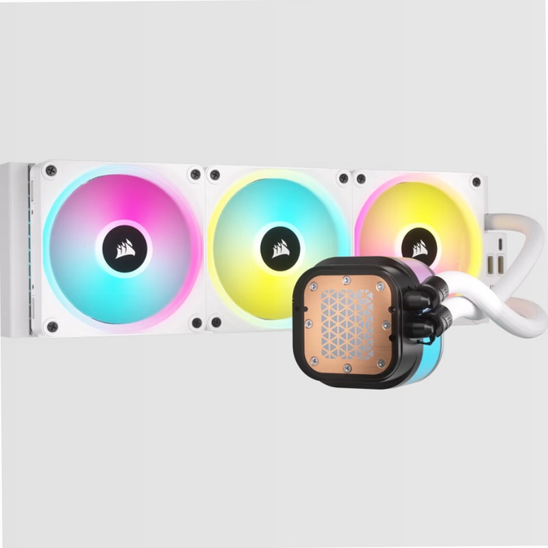 Dissipatore a Liquido iCUE H150i LCD - Bianco