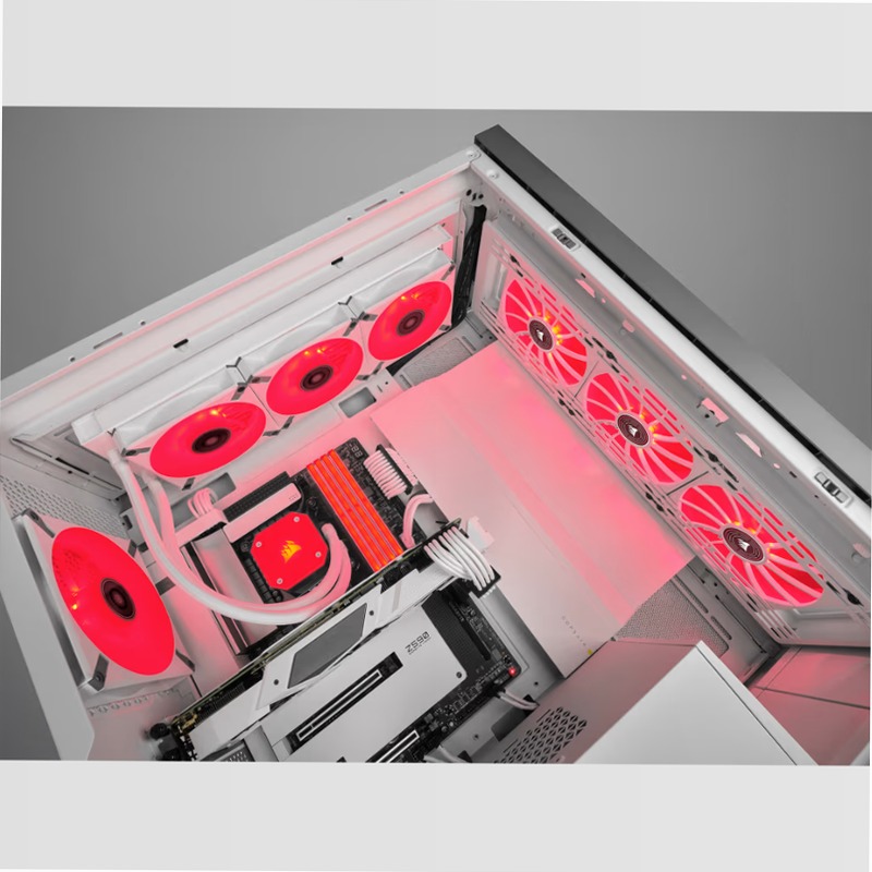 Ventola PWM a Levitazione Magnetica ML140 LED ELITE Red Premium da 140mm