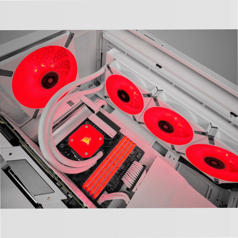 Ventola PWM a Levitazione Magnetica ML140 LED ELITE Red Premium da 140mm