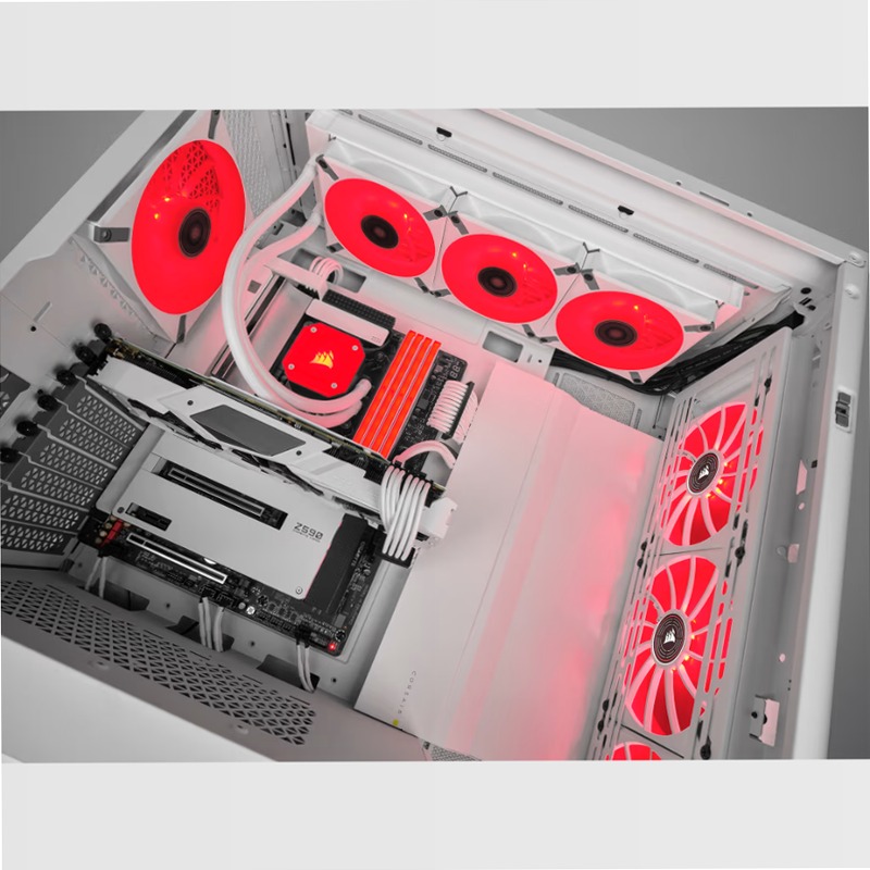 Ventola PWM a Levitazione Magnetica ML140 LED ELITE Red Premium da 140mm