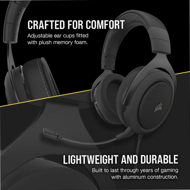 Cuffia Gaming HS60 PRO SURROUND - Carbon Nero