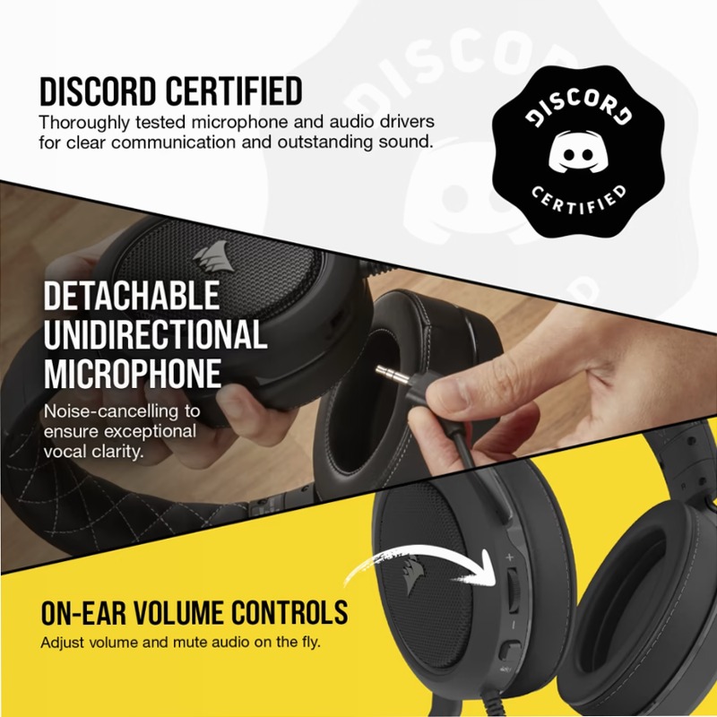 Cuffia Gaming HS60 PRO SURROUND - Carbon Nero