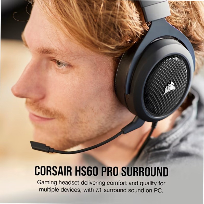 Cuffia Gaming HS60 PRO SURROUND - Carbon Nero
