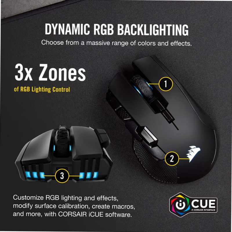 Mouse gaming IRONCLAW RGB WIRELESS