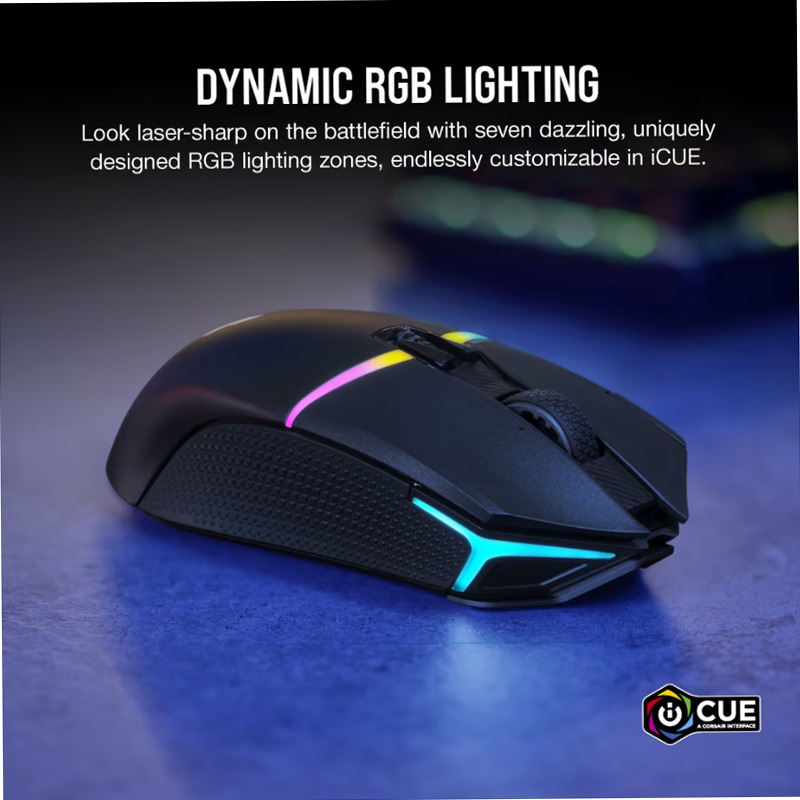 Mouse gaming NIGHTSABRE WIRELESS RGB